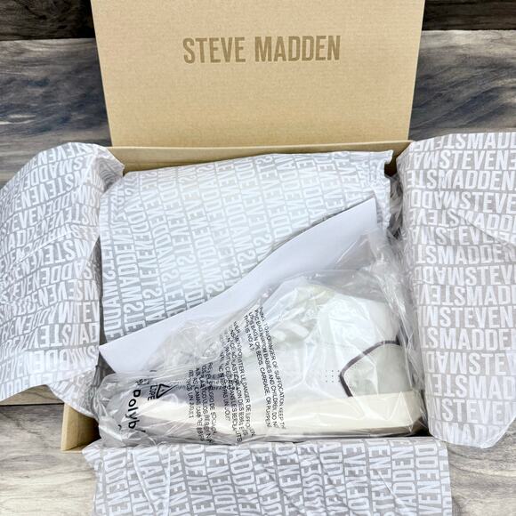 NIB Steve Madden Calypso 9M Leather High Top Sneakers Burgundy - Picture 10 of 11